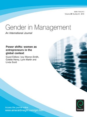 cover image of Gender in Management: An International Journal, Volume 29, Issue 8